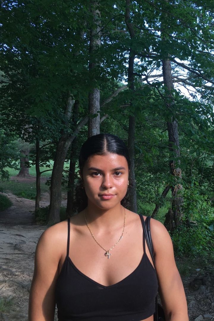 Kai Alexis is an undergraduate student at Yale University studying psychology. Her main creative outlet until now has been dance but she is excited to explore the world of film. She is currently spending her gap year at home in Silver Spring, Maryland. Portrait of Kai Alexis in the forest.